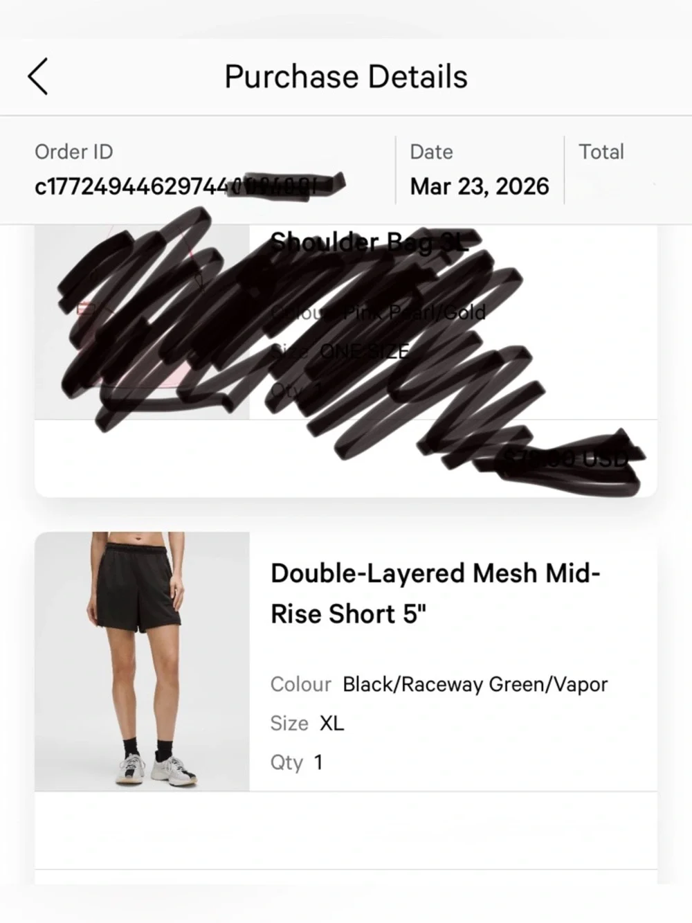NWT-Lululemon Double-Layered Mesh Mid-Rise Shorts-5” Inseam-Womens Sz XL - Picture 12 of 12